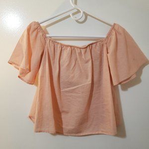 Peach BoHo Crop Top by EXPRESS